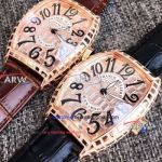 Perfect Replica Franck Muller Geneve Rose Gold Croco Automatic Watch 40mm